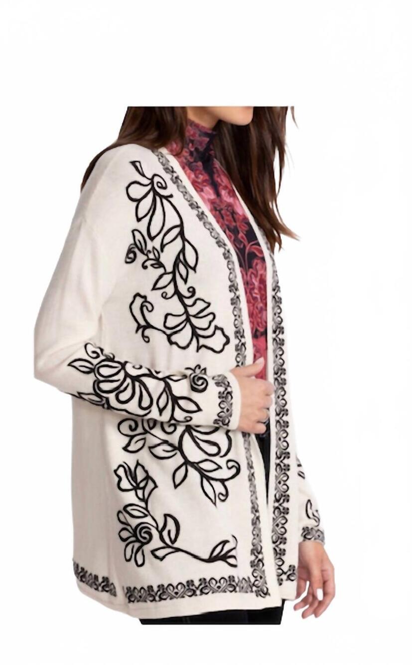 NEW JOHNNY WAS the drape cardigan (cream) in ofw